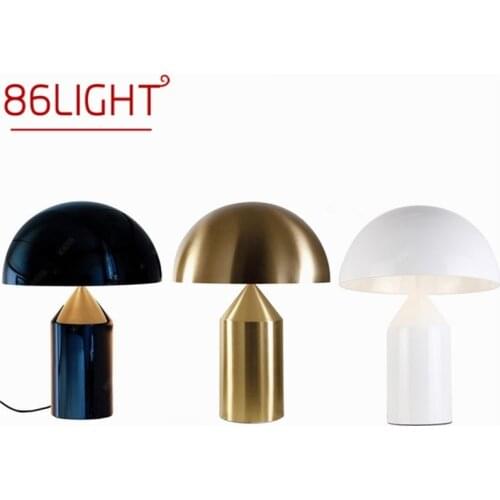 86LIGHT Modern Desk Lamp Creative Design Mushroom Bedside Indoor LED Table Light For Home