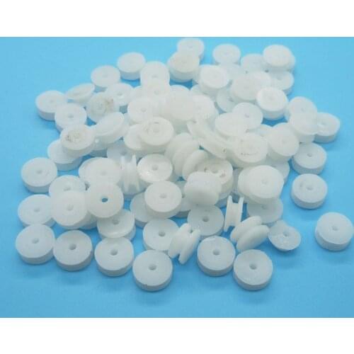 9.3-2A Pulley Diameter 9.3mm Tight for 2mm Shaft DIY Plastic Model Toy Accessories 100pcs/lot