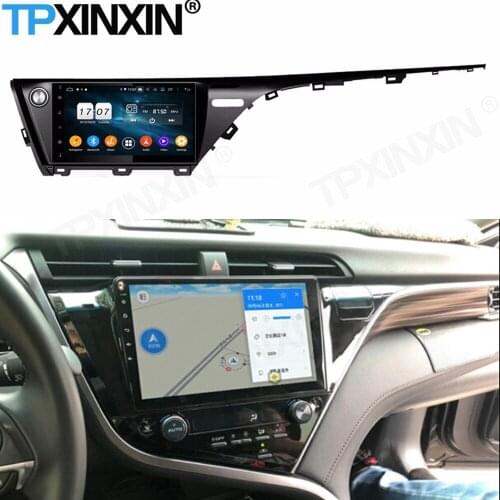 Carplay Car Radio Stereo Receiver Android 10 For Toyota Camry 2018 2019 DSP GPS Navigation Player Auto Audio Recorder Head Unit