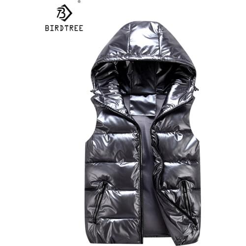Женские жилеты с капюшоном BIRDTREE TB China At AliExpress