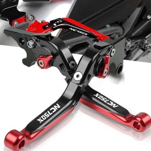 For Honda NC750X NC 750X 2016 2017 2018 2019 Motorcycle Clutch Brake Lever CNC Aluminum Extendable Adjustable Foldable Levers