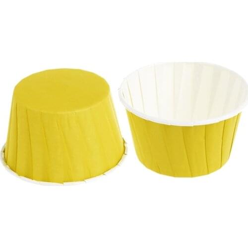 HOT SALE 50X Paper Baking Cup Cake Cupcake Cases Liners Muffin Dessert Wedding Party Color:coffee