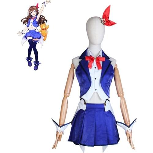 Hololive VTB Idol YouTuber Tokino Sora Cosplay Costumes Women Cute Dance Dress Halloween Carnival Uniforms Custom Made
