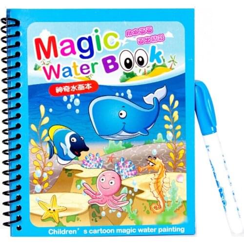 Childrens hand-made creative magic colorful water picture book graffiti can be reused GC00068