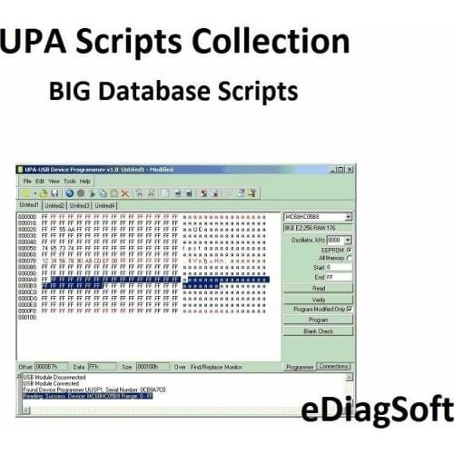UPA scripts collection UPA programmer scripts database 2 PACKS