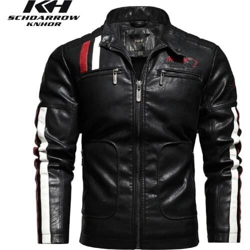 Mens Leather Jackets Mens Fashion Motorcycle Leather Jacket Coat Men Casual Washed Handsome PU Jacket Male Jaqueta de couro 4XL