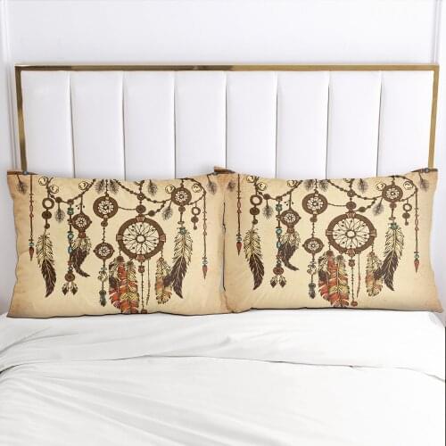 Customize 3D 2PCS Pillow Cases Decoration Throw Pillow Cover Bedding PillowCase 80x80 70x70 Home textile Bohemia Drop Ship
