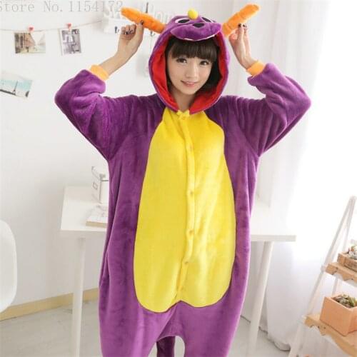 Kigurumi Onesies Pajamas Panda Stitch Adult Flannel Dinosaur Animal Kigurumi Pajamas Owl Unicorn Cosplay Onesies Cartoon Eelepha