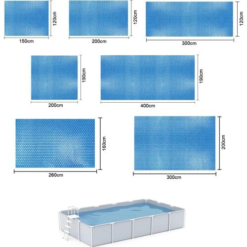 Rectangular/Round Swimming Pool Cover Waterproof Pool Tub Dust Blanket Heat Insulation Film For Indoor Outdoor Pool Accessories