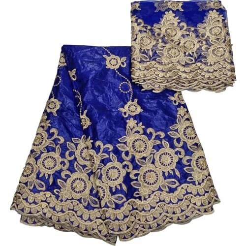 Tissu Africain Materials Guinea Brocade Fabric Bazin Riche Fashion Jacquard Dress Fabrics For Wedding Nigerian Headtie 5+2/lot