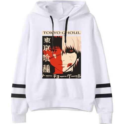Kaneki Ken Hoodie Tokyo Ghoul Sweatshirt Pullovers Tops Unisex