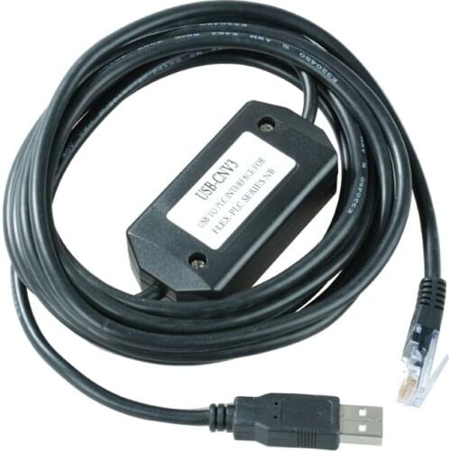 USB-CNV3:USB/RS422 interface,USB Programming cable for N-series PLC (NB, NJ, NS, NW0) programming interface cable