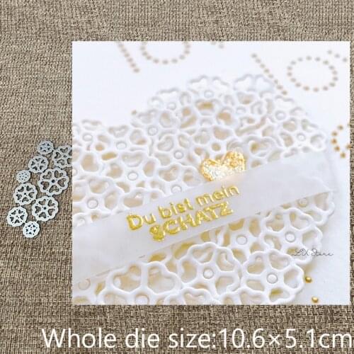 XLDesign Craft Metal Cutting Dies stencil mold mini flowers decoration scrapbook Album Paper Card Craft Embossing die cuts