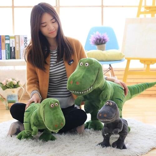 1pc 40/55/70/100cm New Dinosaur Plush Toys Cartoon Tyrannosaurus Cute Stuffed Toy Dolls for Kids Boys Birthday Christmas Gifts