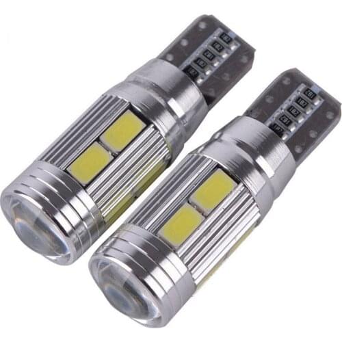 1pcs T10 194 W5W 5630 10LED Canbus Error Free Car Side Wedge Light Bulb White