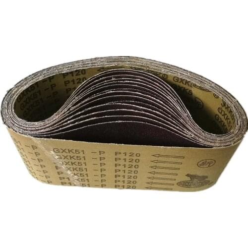 10pcs 533x75mm Abrasive Sanding Belt Grinding Belt for Sander Power Rotary Tools Woodworking tools
