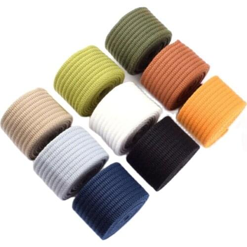 38mm 3 Yards Strap Webbing Solid Color Webbing Dog Collar Supply 1 1/2'' Canvas Webbing For Bag Handles Backpacks Purse Straps