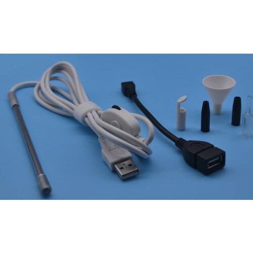 4.9mm 2in1 USB Ear Pick Endoscope Camera For Windows and Android OTG Mobile CMOS Borescope