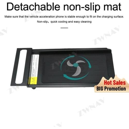 QI Car Intelligent fast wireless charger for Volvo S60-V60 2017 Intelligent Infrared Fast Wireless Charging Car Phone Holder