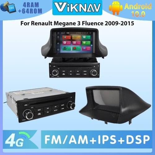 8 Inch Android Car Radio HD Touch Screen For Renault Megane 3 Fluence 2009-2015 Car MUltimedia GPS DVR Driving Video Recorder