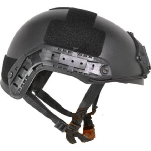 CF customized quick response special forces ballistic carbon fiber helmet fast black h005
