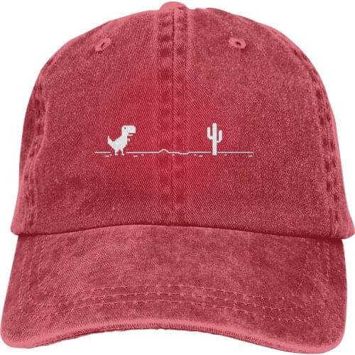 Pixel Fun Baseball Cap Men Trex Cactus Offline Funny Games Caps colors Women Summer Snapback Caps