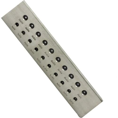 20 holes triangle shape Tungsten carbide drawplates jewelry draw plates for jewelry making hole size 1.10-3.00