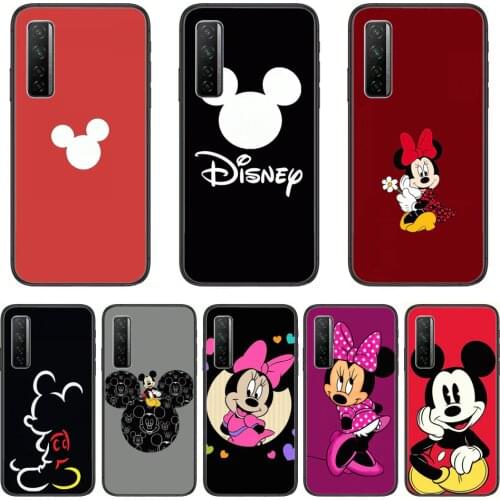 Mickey Mouse Phone Case For Huawei Nova p10 lite 7 6 5 4 3 Pro i p Smart ZBlack Etui 3D Coque Painting Hoesje