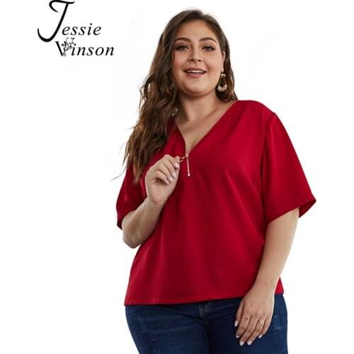 JESSIE VINSON Short Sleeve Blouses