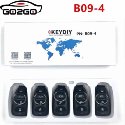 KEYDIY KD B09-3/4 For KIA for Hyundai KD900/KD900+/URG200 Key Programmer B Series Remote Control,5pcs/lot