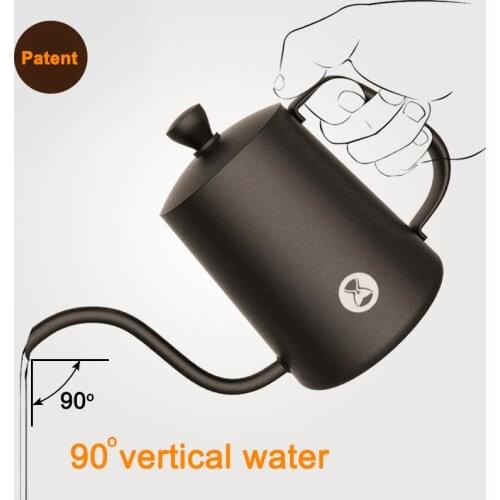 Timemore Coffee Pot Swan Neck Fine Mouth Fish Tea Milk Kettle 300ml 600ml 304 Stainless Steel Coffee Utensils for Trave Kitchen