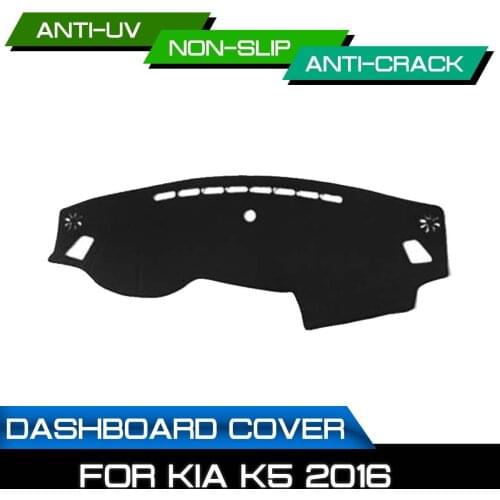 Car Dashboard Mat for KIA K5 2016 Anti-dirty Non-slip Dash Cover Mat UV Protection Shade
