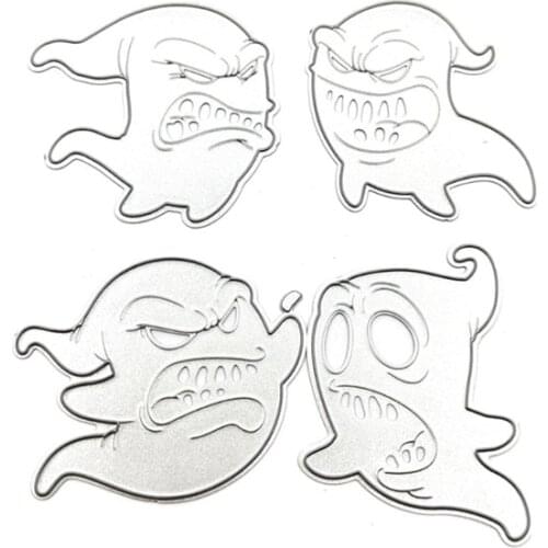 Halloween Ghost Metal Cutting Dies Stencil DIY Scrapbooking Album Paper Card Template Mold Embossing Decoration