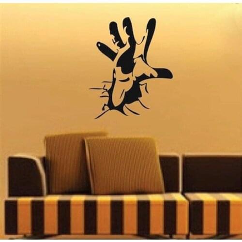 Teenager Cool Hand Wall Stickers for Bedroom Living Room Home Art Decor Vinyl Wallpaper Decals Decorate Poster YY22