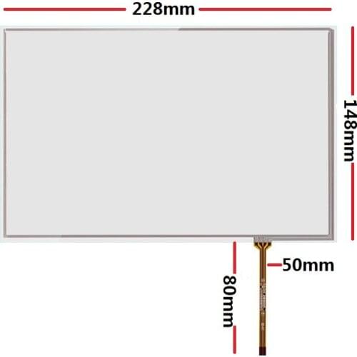 New 10.1 inch touch screen 228*148mm for B101UAN02.1 LCD 16:10 HD 1920*1200