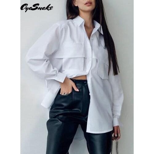 Женские белые рубашки Oyasnake China At AliExpress