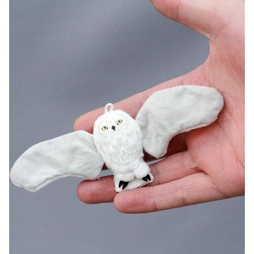Authentic Harry Hedwig Owl 7cm Keyring keychain Plush Doll for birthday gift