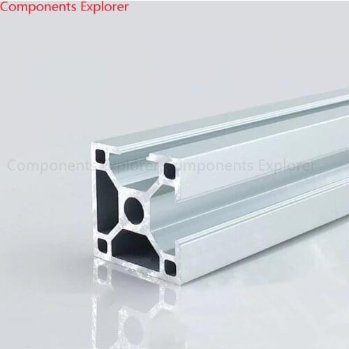 Arbitrary Cutting 1000mm 3030 Two Edges Aluminum Extrusion Profile,Silvery Color