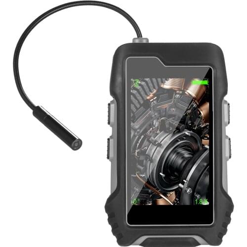 4.3" Industrial Endoscope with 2.7" Soft Pipe Probe Hand-held Inspection Camera for Vehicle/Air Conditioner/Pipeline Repairing