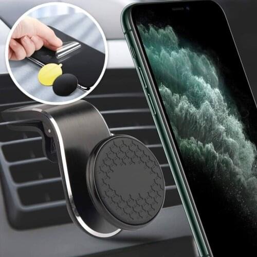 360°Adjustable Magnetic Universal Car Phone Holder Air Vent Magnet Mount Mobile Phone Stand for iPhone Huawei P30 Pro Lite Samsu