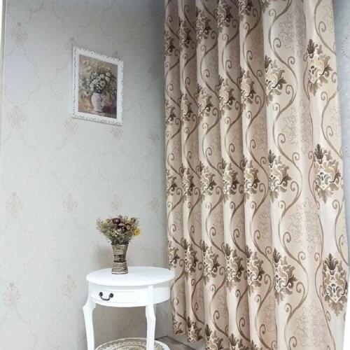 Light Luxury Modern High-precision Curtain High-quality Shading Printed Jacquard Curtain for Living Room Bedroom Curtain Valance