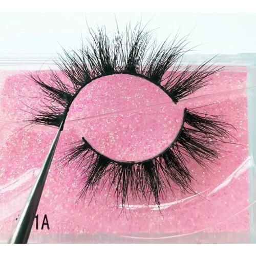SHIDISHANGPIN 1 pair 3D 100% real mink lashes makeup fluffy natural mink eyelashes dramatic false eyelash fake lash mak up 41A