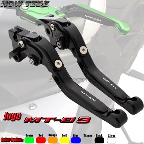 For YAMAHA MT 09 FZ-09 FZ 09 MT-09/SR 2014-2017 MT-09 Tracer 2015-2017 Motorcycle Folding Extendable Brake Clutch Levers
