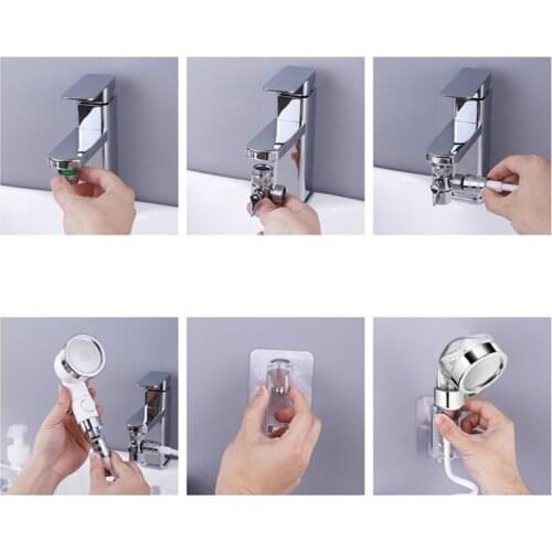 Shampoo Artifact Faucet External Shower Booster Small Nozzle Set Washbasin Pool Bathroom Hand-held Extender