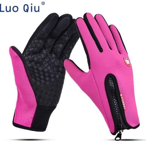 Sports Gloves Outdoor Windstopper Snowboard Skiing Riding Cycling Windproof Winter Thermal Warm Touch Screen Unisex 3 Color