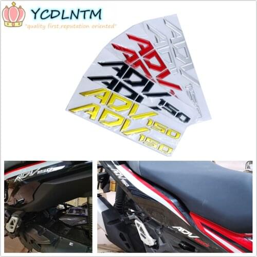 Motorcycle Decals Stickers Emblem Badge 3D Decal Raised Tank Wheel Tank Decals Applique Emblem For HONDA ADV150 adv 150 '19-'20