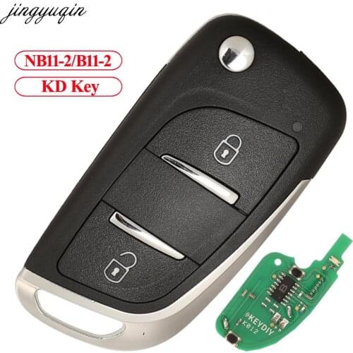 Jingyuqin NB11-2/B11-2 Remote Control Smart Car Key KEYDIY B Series For KD900/URG200/KD MINI/KD-X2 Master Universal 2 Buttons