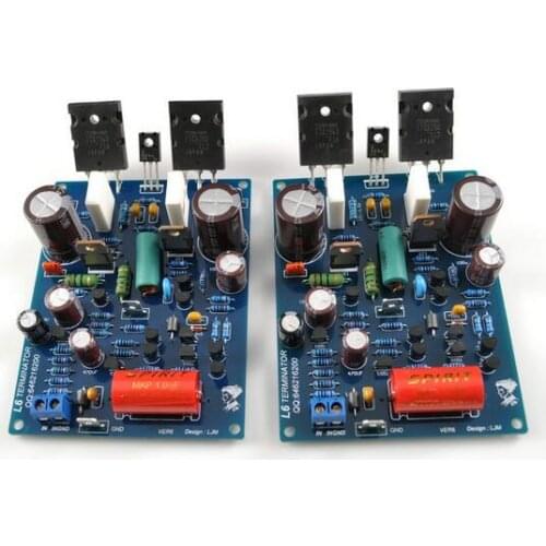 1Pair 1943 5200 L6 Dual Channel 2.0 Finished Audio AMP Power Amplifier Board 100W *2