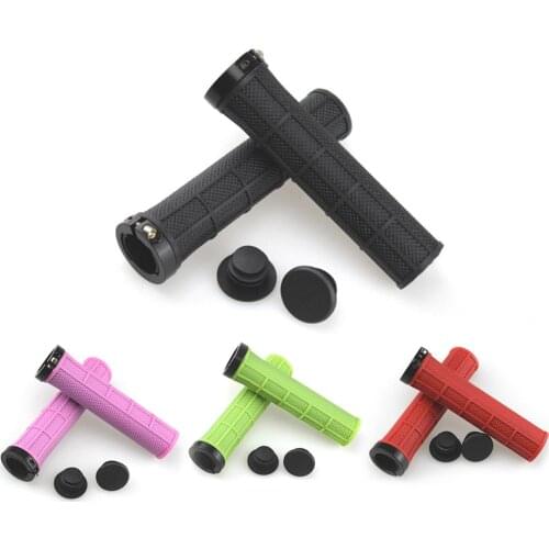 1 Pair Soft Cycling Adhesive Performance Set Hands Fly Mountain Bikes Barend Grips Bicycle Handle Grip Rubber Grips For Bike