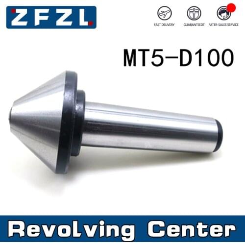 1PC MT3 MT4 MT5 D100 Bull nose live center CNC Umbrella Revolving Center Rotation Top For Lathe Machine Rotary Center
